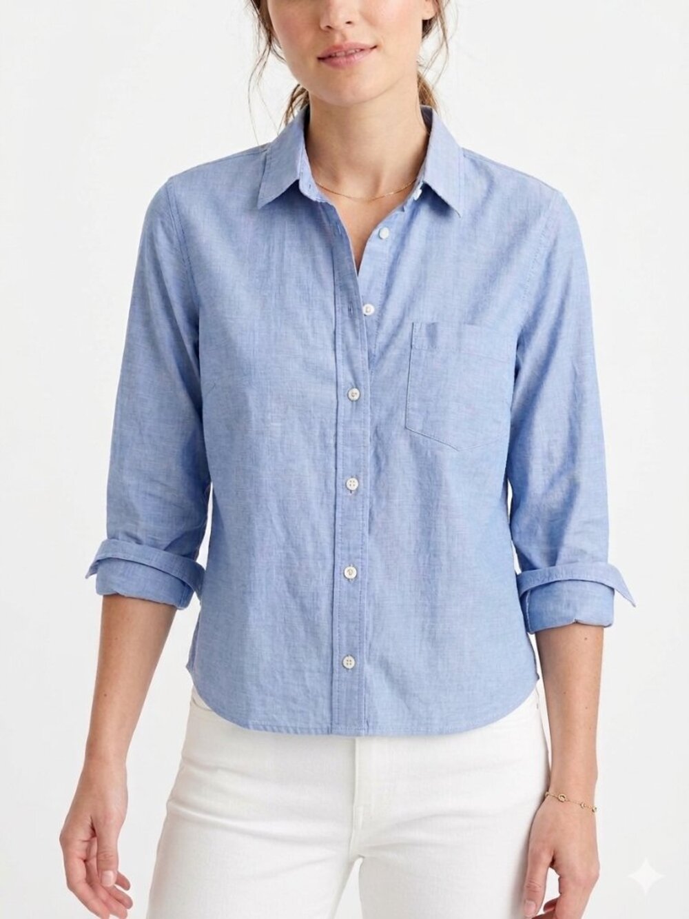 J.Crew Classic-Fit Chambray Shirt